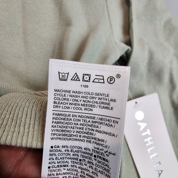 Athleta NEW Women's Presence Hoodie Light Green Stretch Breathable Sweatshirt XL - Picture 8 of 11